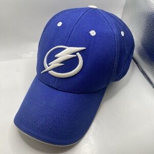 Tampa Bay Lightning Hat Blue NHL SnapBack Adjustable Fan Favorite Cleaned VGC